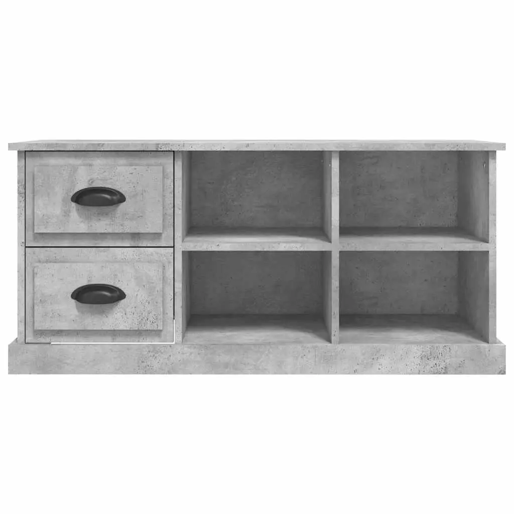 Grey TV Cabinet with Ample Storage