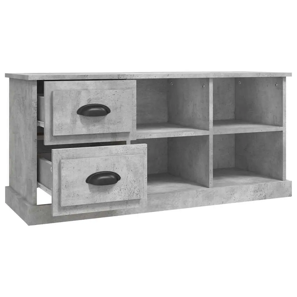 Grey TV Cabinet with Ample Storage