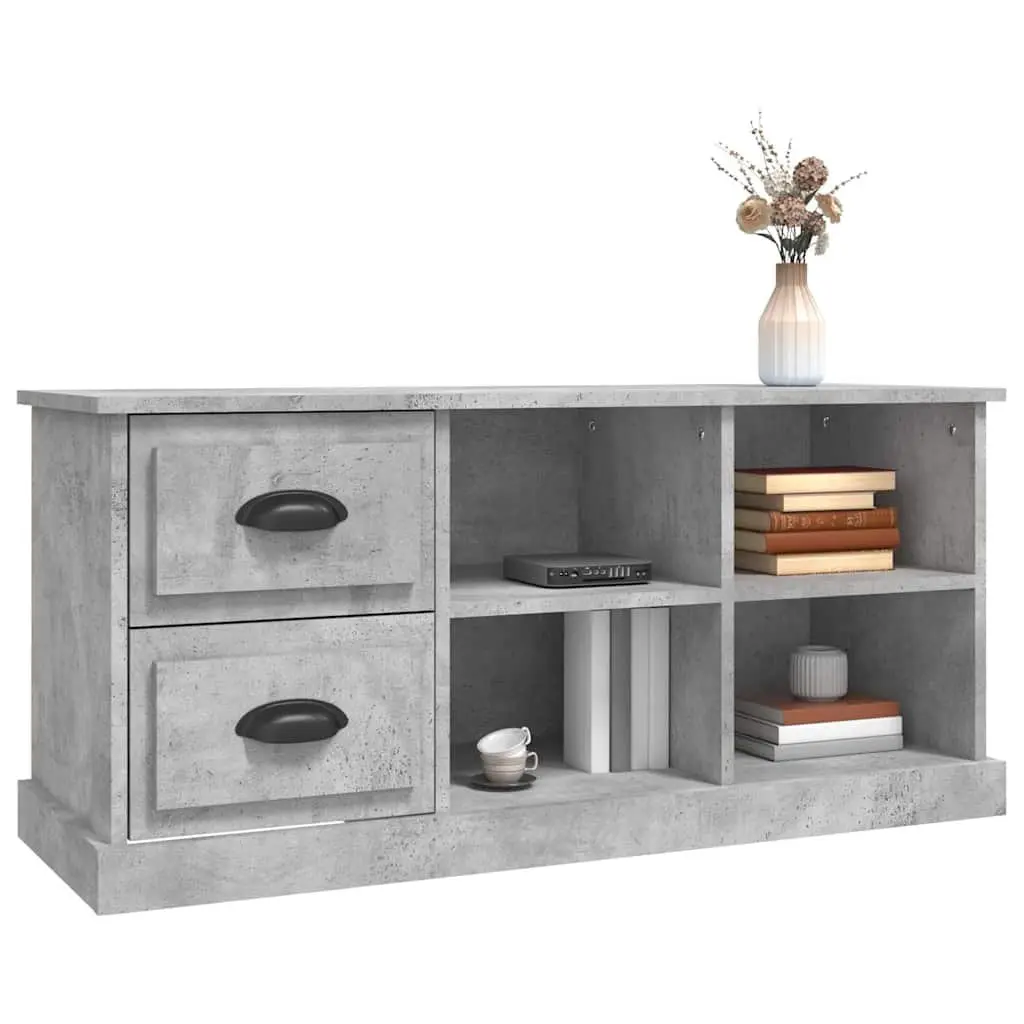Grey TV Cabinet with Ample Storage