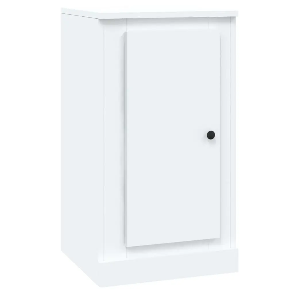Sideboards Storage Cabinet 2 pcs White Engineered Wood Home Furniture