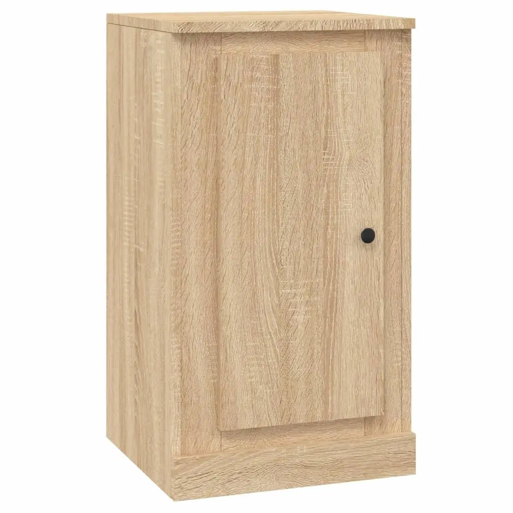 Sideboards Storage Cabinet 2 pcs Brown Engineered Wood Display Unit