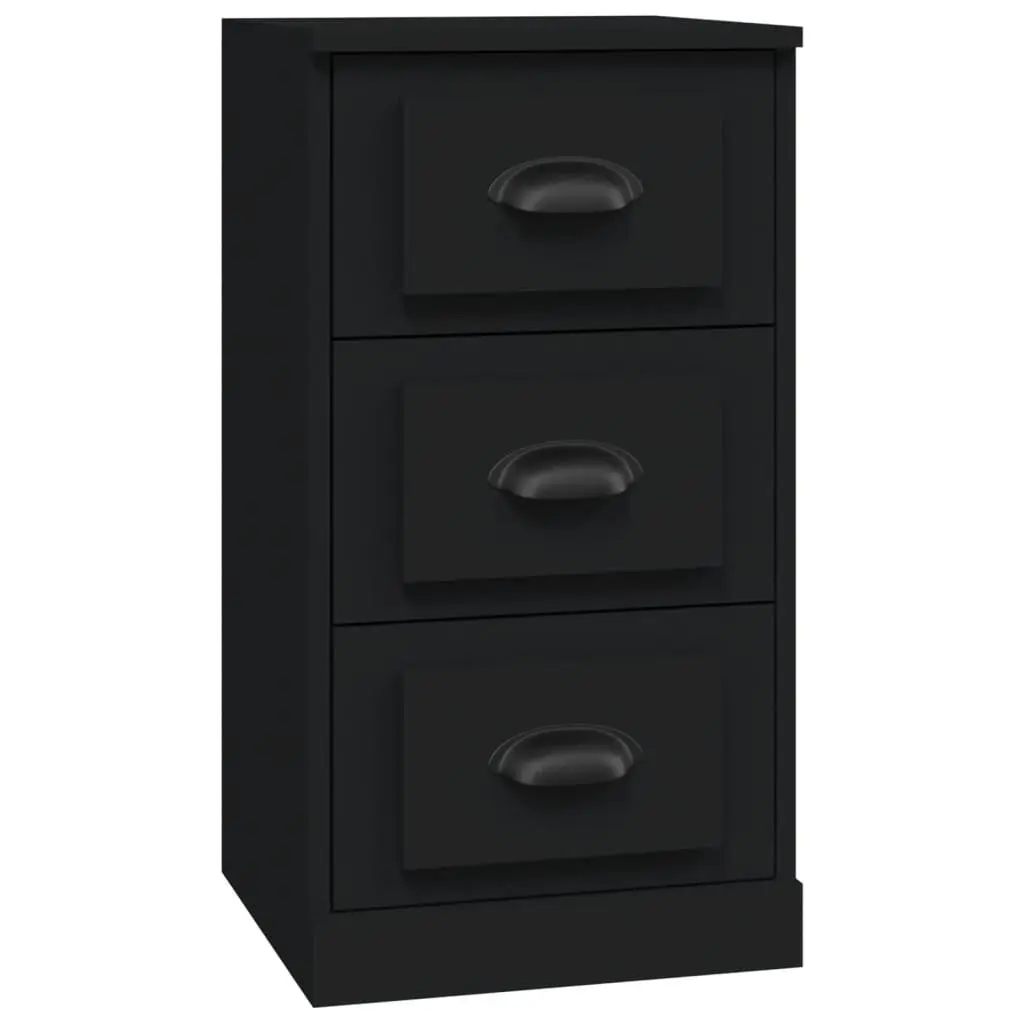 Black Sideboard with Ample Storage Capacity