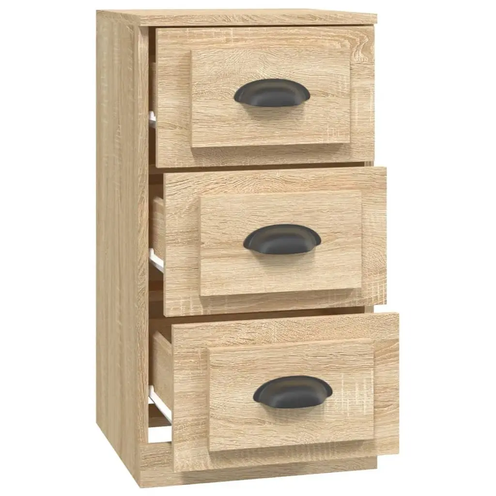 Brown Engineered Wood Sideboard Storage Unit