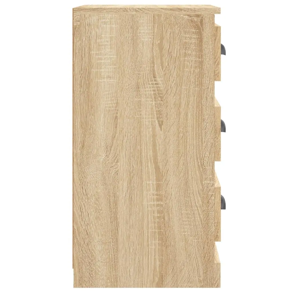 Brown Engineered Wood Sideboard Storage Unit