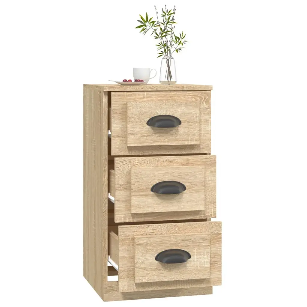 Brown Engineered Wood Sideboard Storage Unit