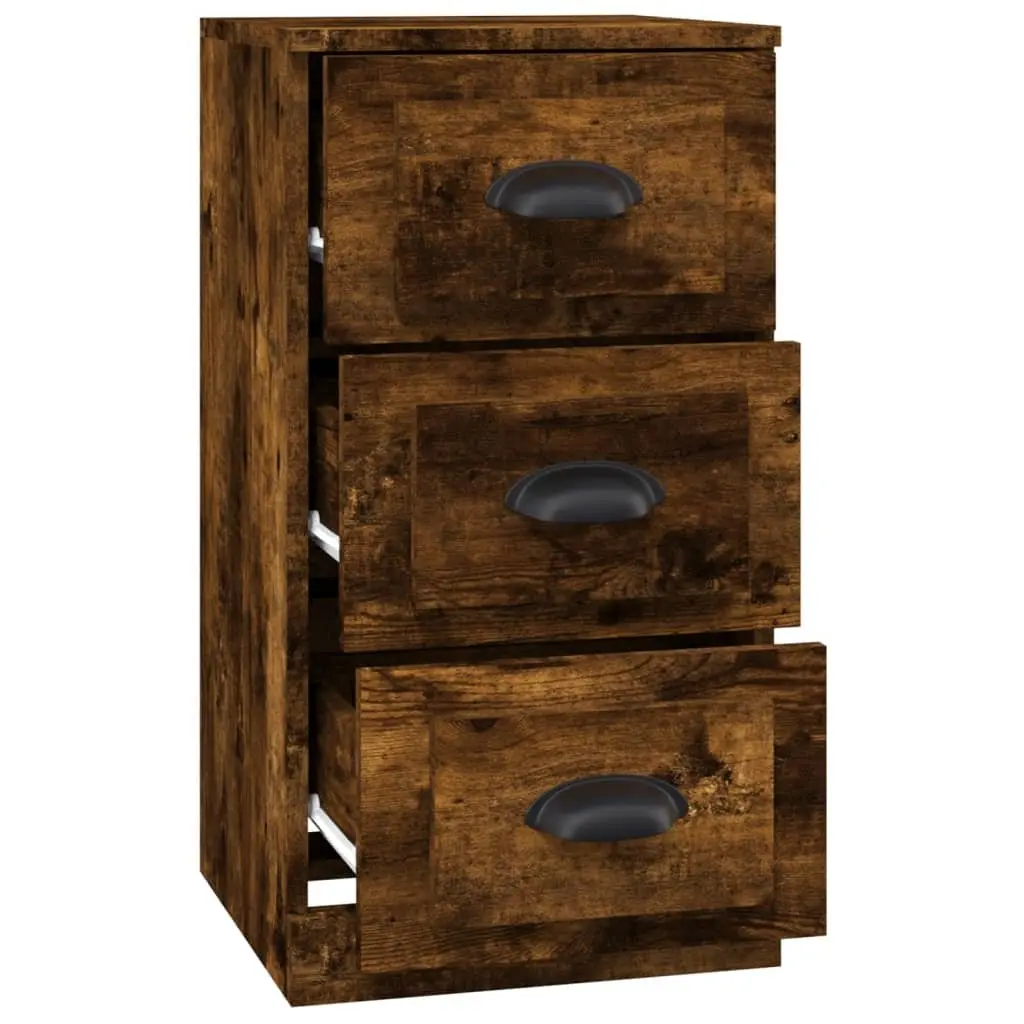 Sideboard Storage Cabinet Display Furniture 36x35.5x67.5cm Brown Engineered Wood
