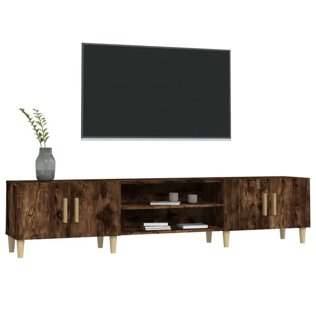 TV Cabinet Storage Engineered Wood 180x31.5x40cm Brown