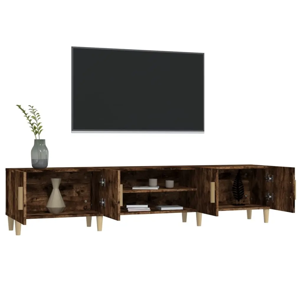 TV Cabinet Storage Engineered Wood 180x31.5x40cm Brown
