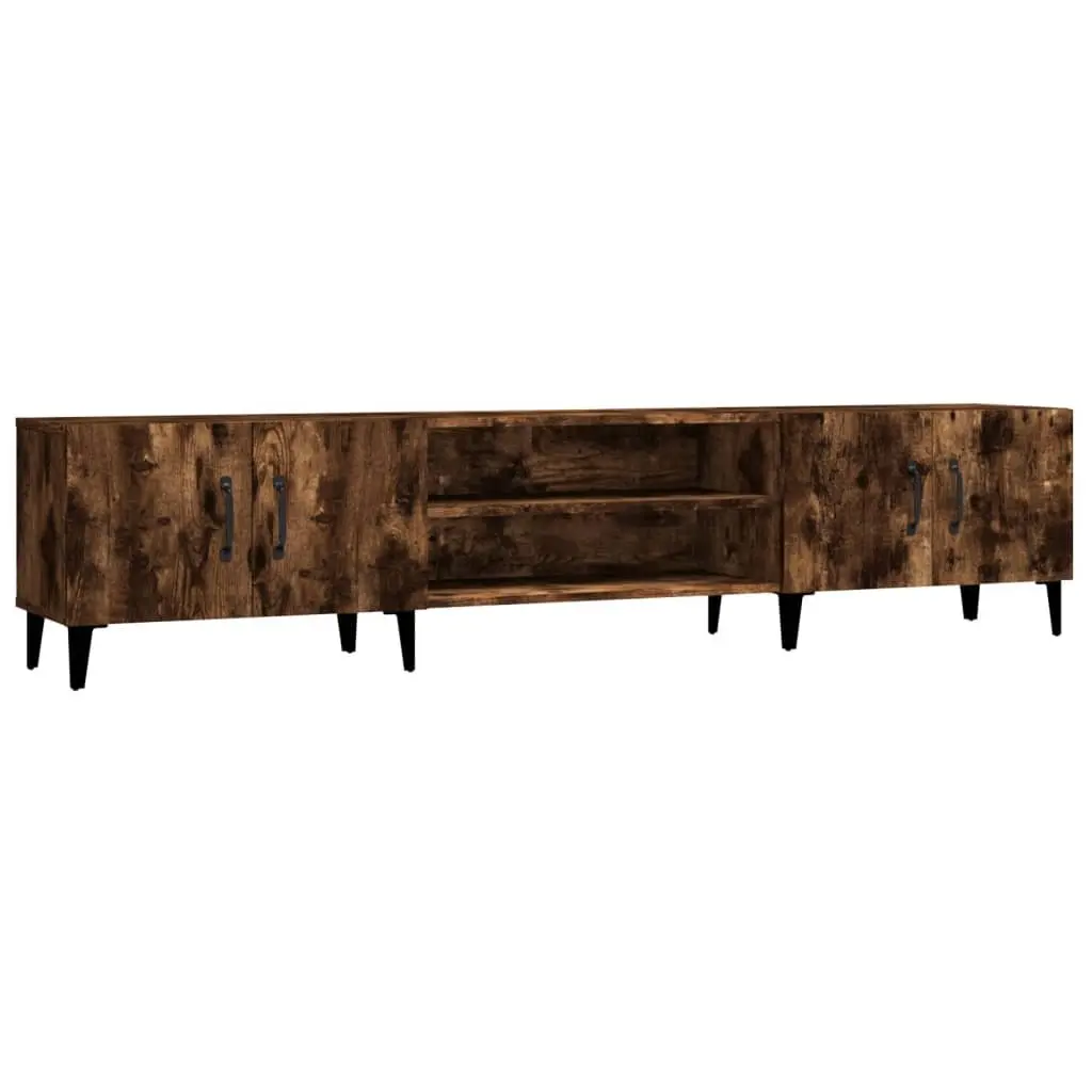 Brown TV Cabinet 180x31.5x40 cm with Ample Storage