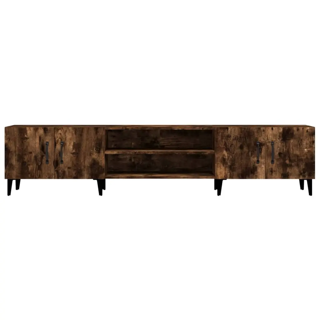 Brown TV Cabinet 180x31.5x40 cm with Ample Storage