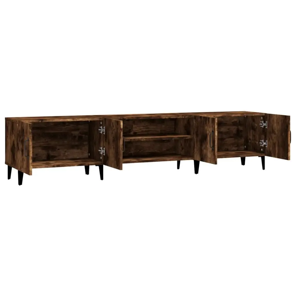 Brown TV Cabinet 180x31.5x40 cm with Ample Storage