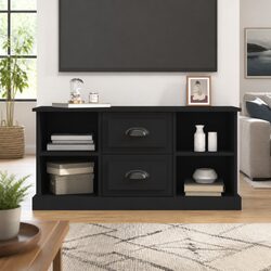 Reliable Black TV Cabinet: Quality Meets Practicality