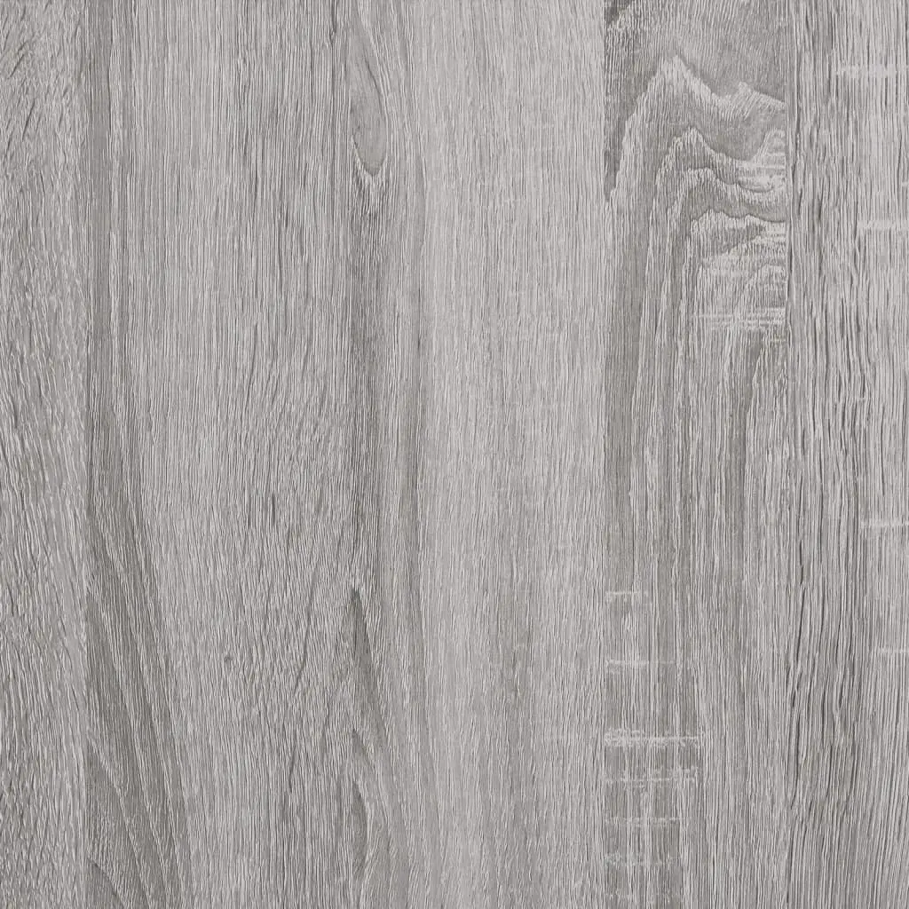 TV Cabinet Grey Sonoma 80x35x50cm Engineered Wood Storage Unit Drawers