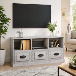 Practical Grey Sonoma TV Cabinet for Everyday Use