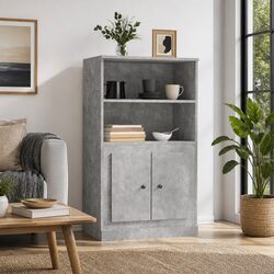 Grey Highboard Sideboard: Practical and Valuable Addition