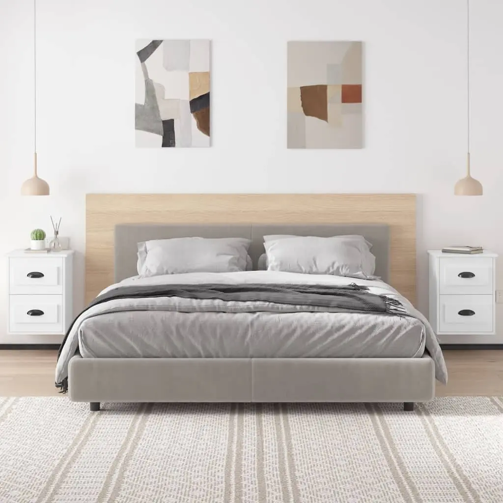 Wall-mounted Bedside Cabinet Storage 41.5x36x53cm White