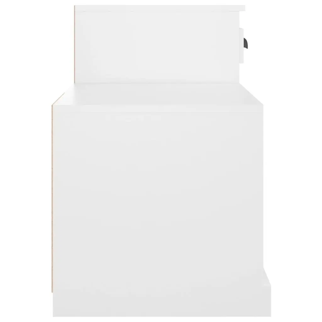 Shoe Cabinet Storage Organiser 100x42x60cm White Engineered Wood
