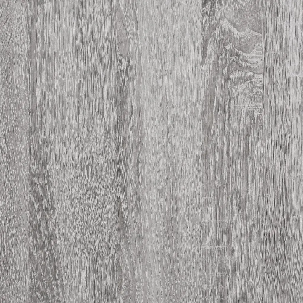 Shoe Cabinet Grey Engineered Wood Storage Organiser 100x42x60cm