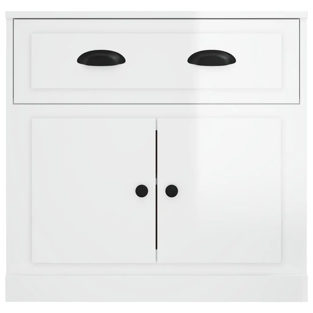 White High Gloss Sideboard with Ample Storage