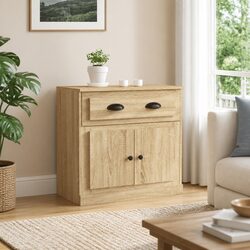 Reliable Brown Sideboard Cabinet for Practical Storage 70cm