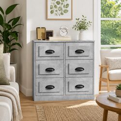 Reliable Grey Sideboard Cabinet for Everyday Use 70x35.5x67.5cm