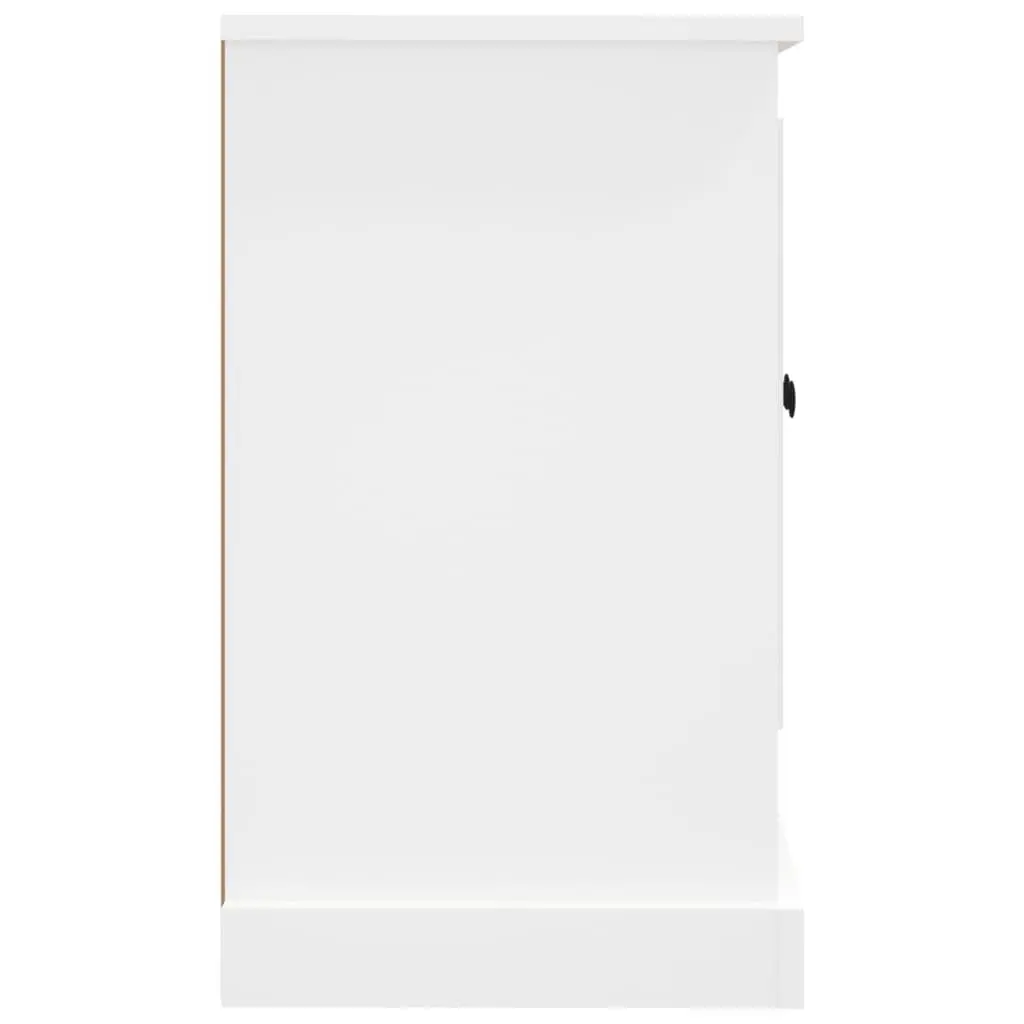 Engineered Wood Sideboard Cabinet White Storage Buffet 100x35.5x60cm