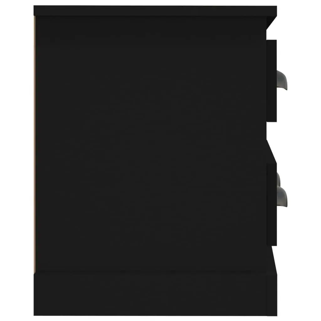 TV Cabinet Media Storage Unit 100x35.5x45 cm Black