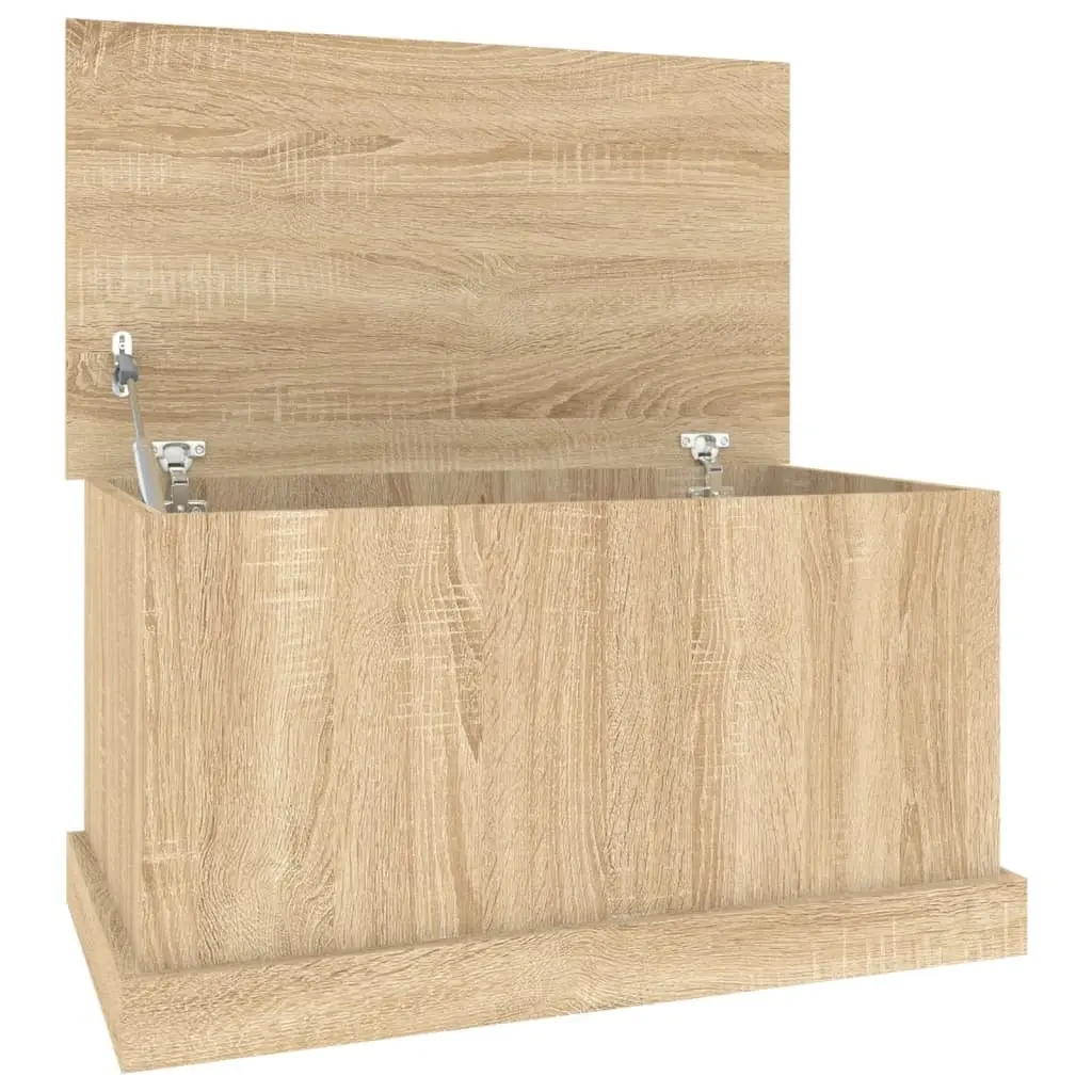 Engineered Wood Storage Box Brown 70x40x38cm Living Room Organizer Chest