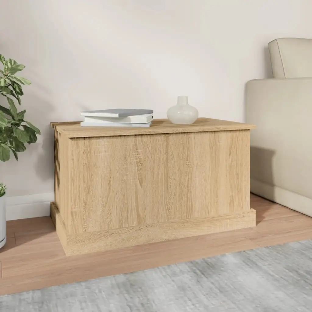 Engineered Wood Storage Box Brown 70x40x38cm Living Room Organizer Chest