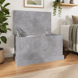 Grey Storage Chest 70x40x38 cm - Practical and Stylish