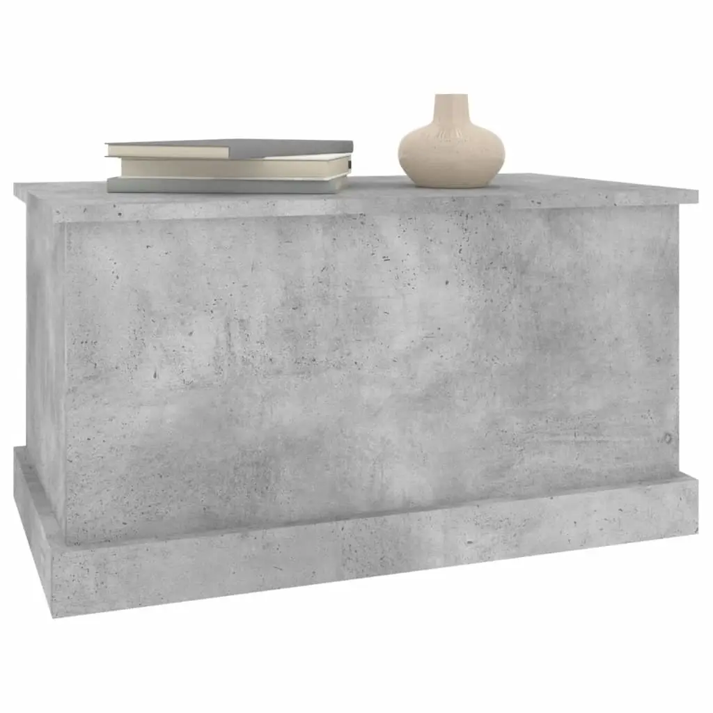 Storage Box Organiser 70x40x38 cm Grey Engineered Wood Chest