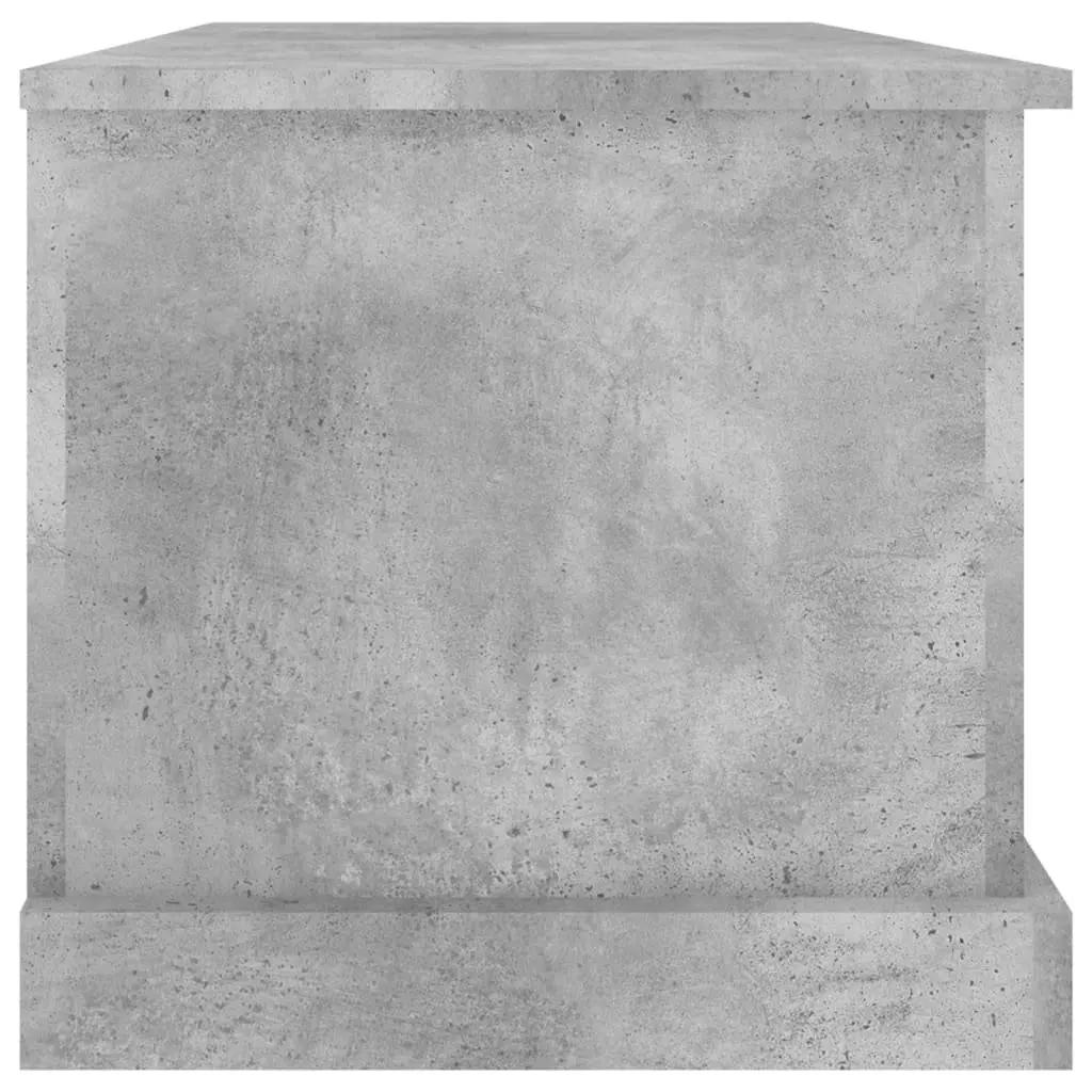 Storage Box Organiser 70x40x38 cm Grey Engineered Wood Chest