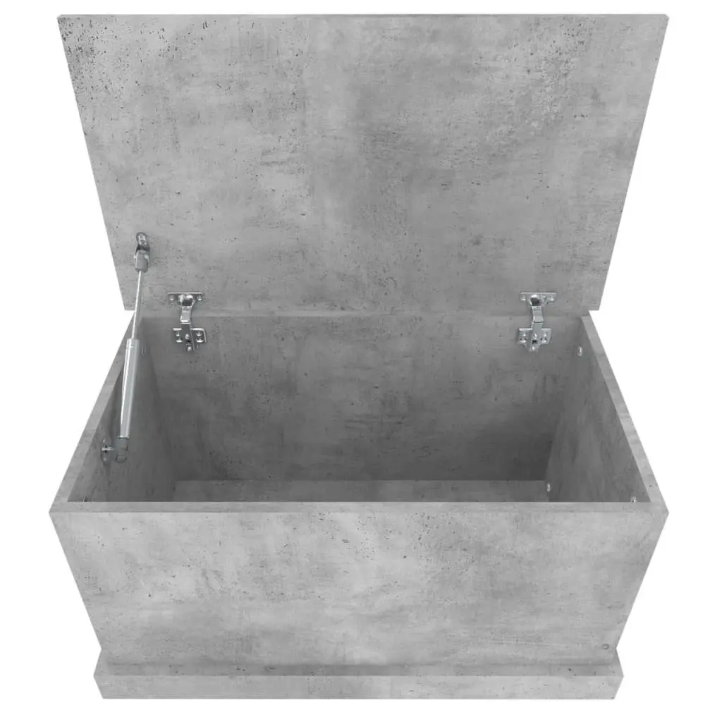 Storage Box Organiser 70x40x38 cm Grey Engineered Wood Chest