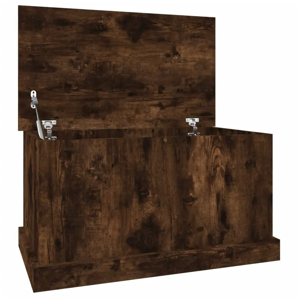 Storage Chest Brown Engineered Wood Box 70x40x38 cm Living Room Organiser