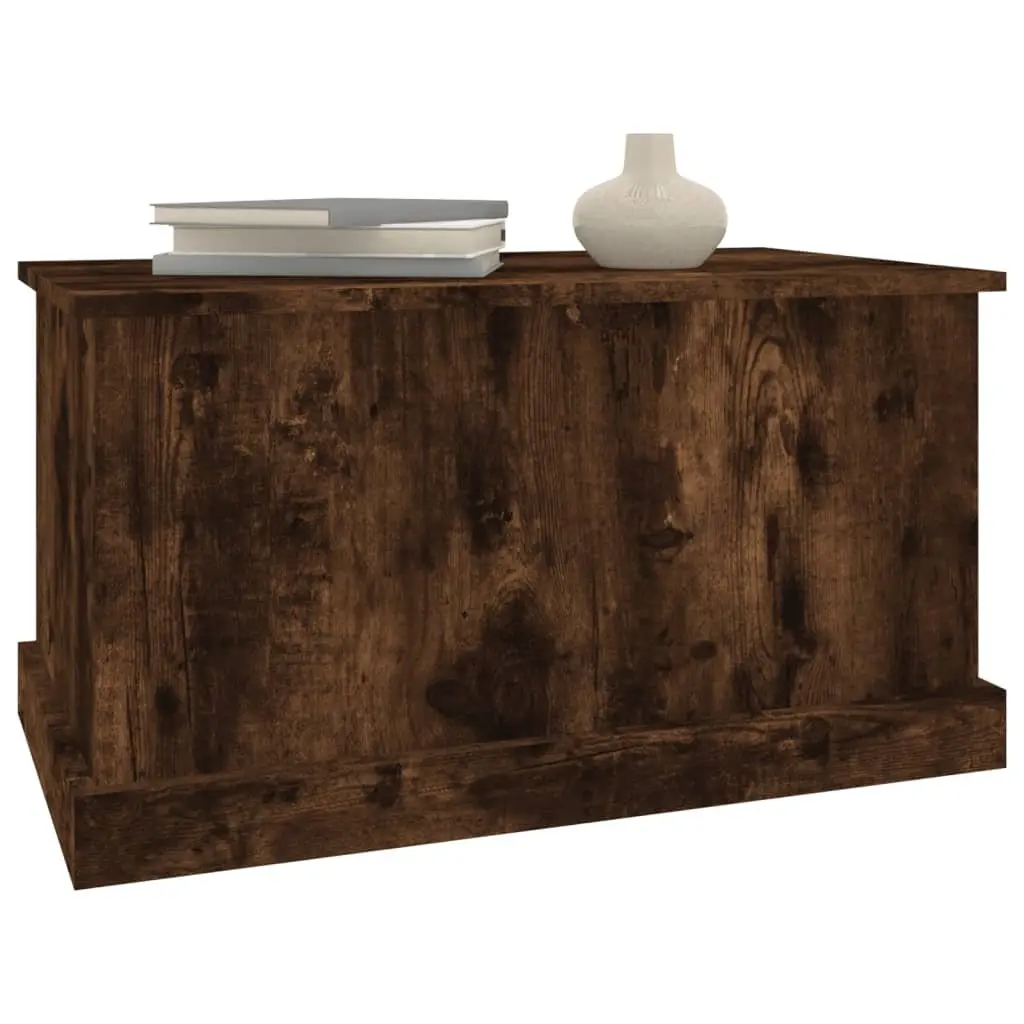 Storage Chest Brown Engineered Wood Box 70x40x38 cm Living Room Organiser