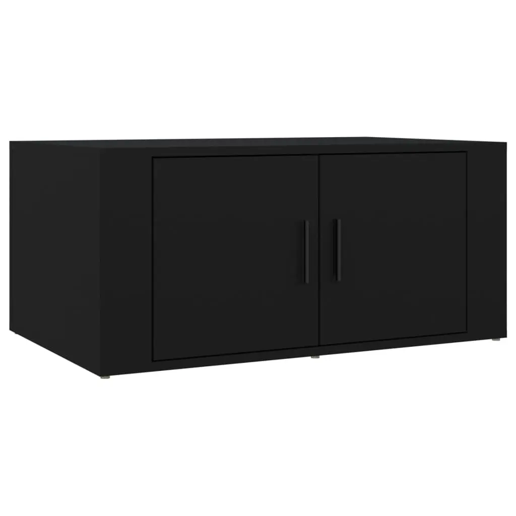 Black Coffee Table with Smart Storage