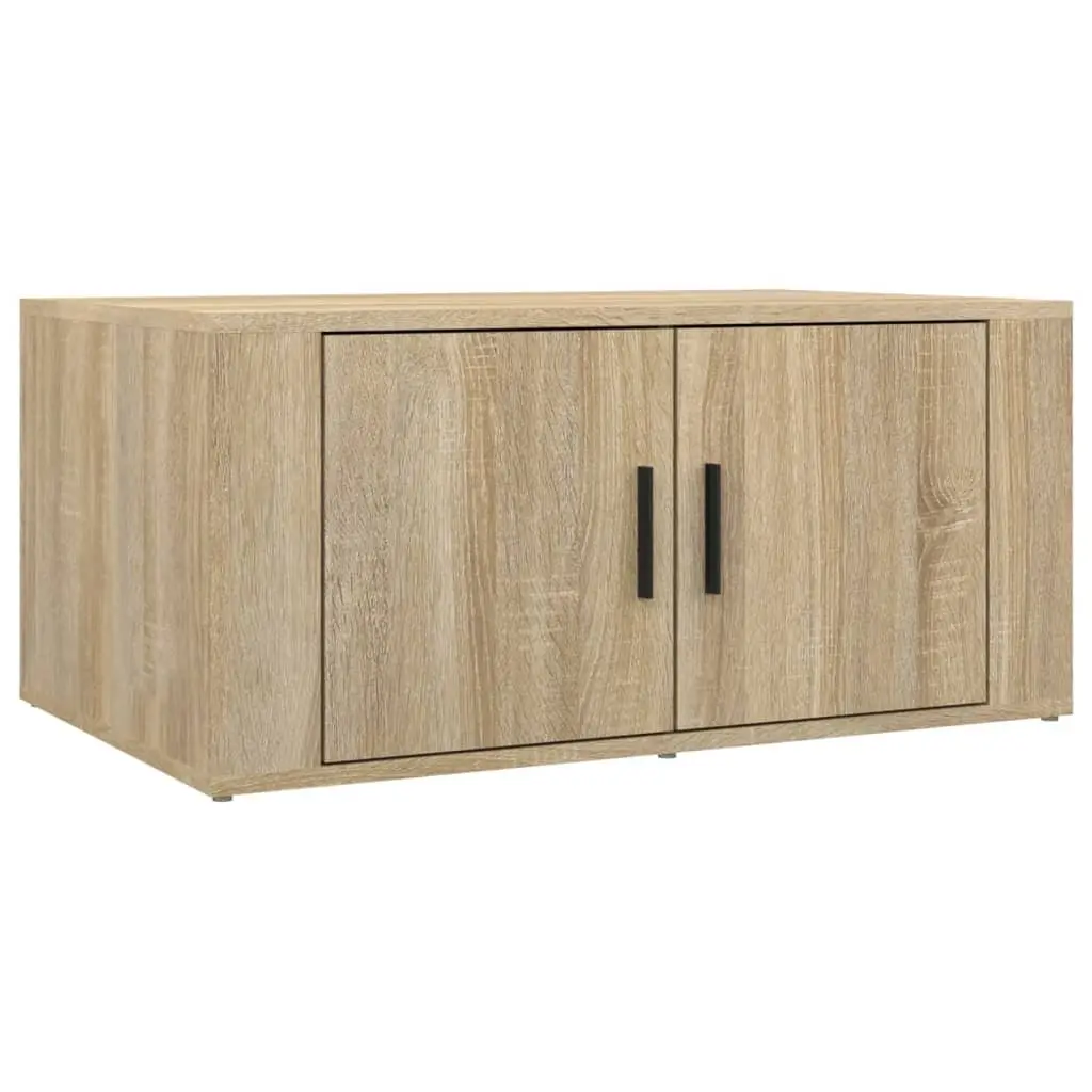 Coffee Table Storage Compartments 80 x 50 x 36 cm Brown Engineered Wood