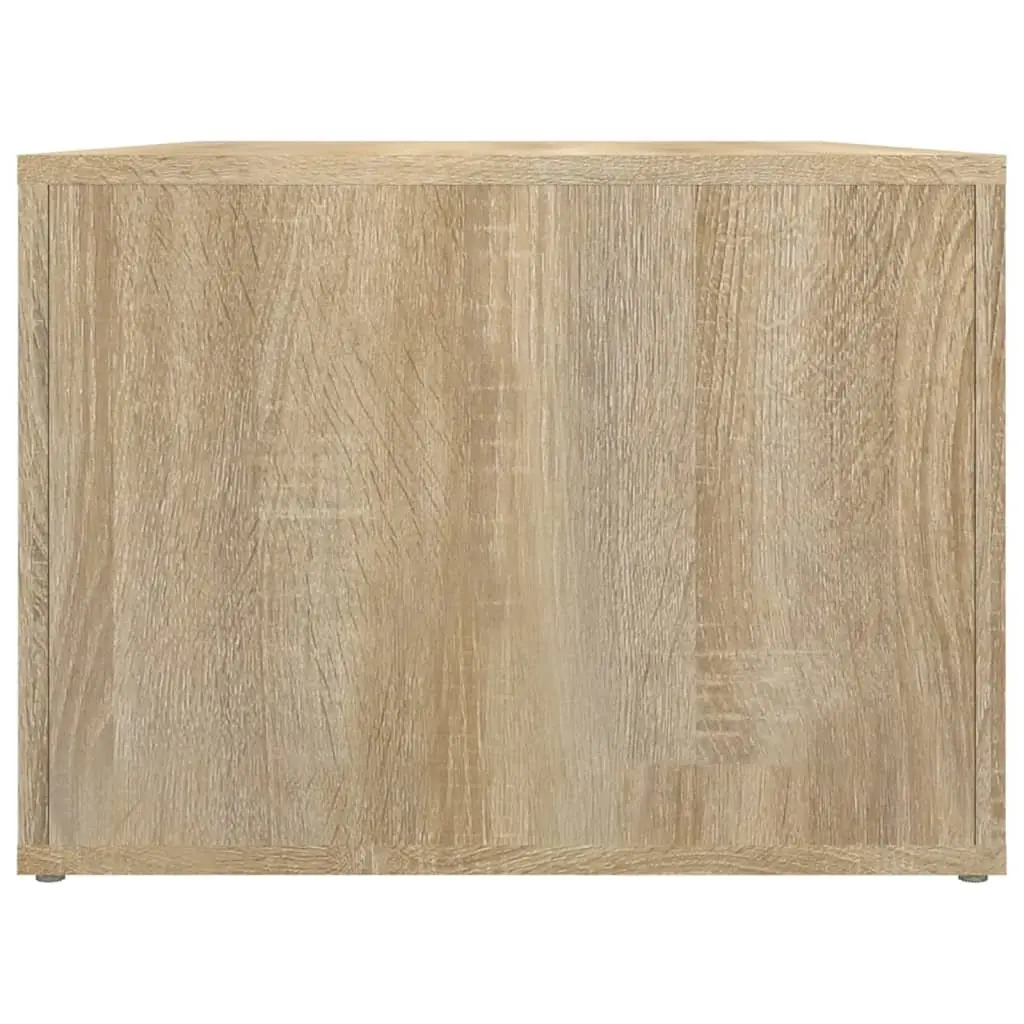 Coffee Table Storage Compartments 80 x 50 x 36 cm Brown Engineered Wood