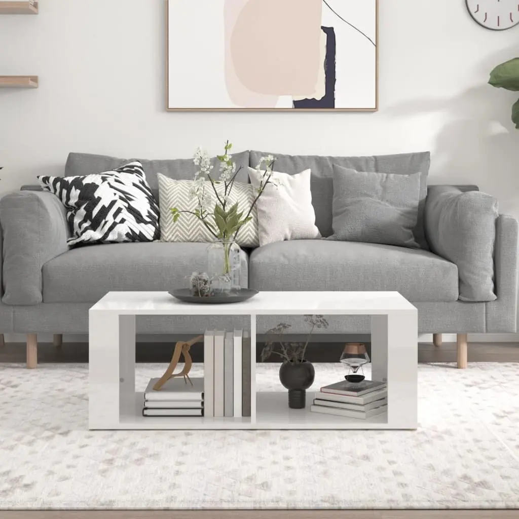 High Gloss White Coffee Table