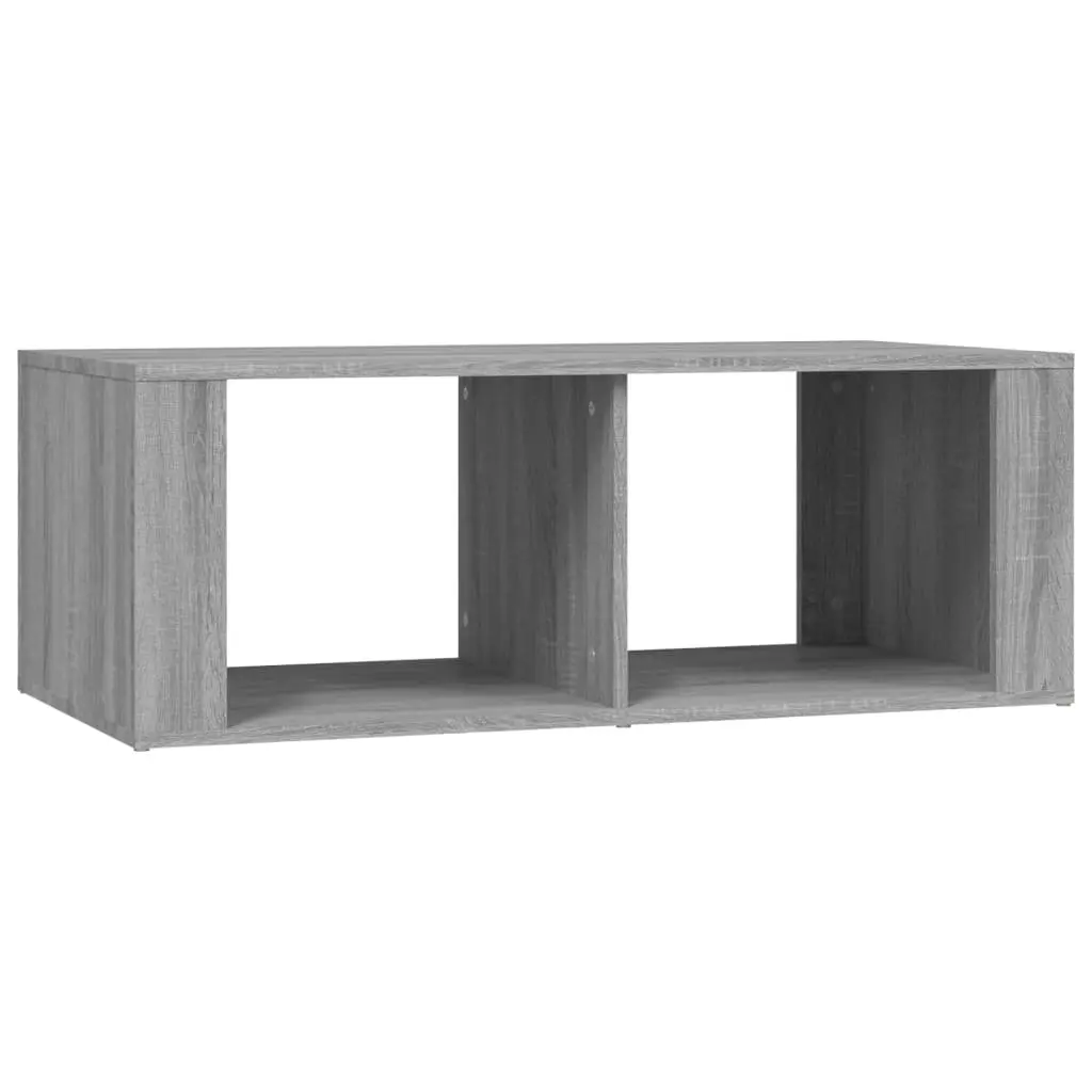 Coffee Table Modern Storage 100x50x36 cm Grey