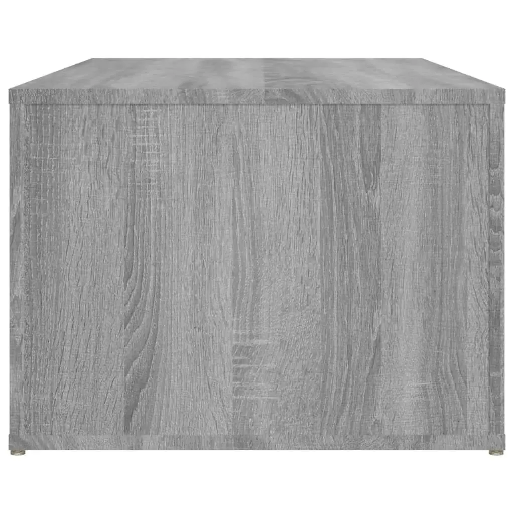 Coffee Table Modern Storage 100x50x36 cm Grey