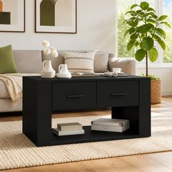 Reliable Black Coffee Table with Storage for Everyday Essentials