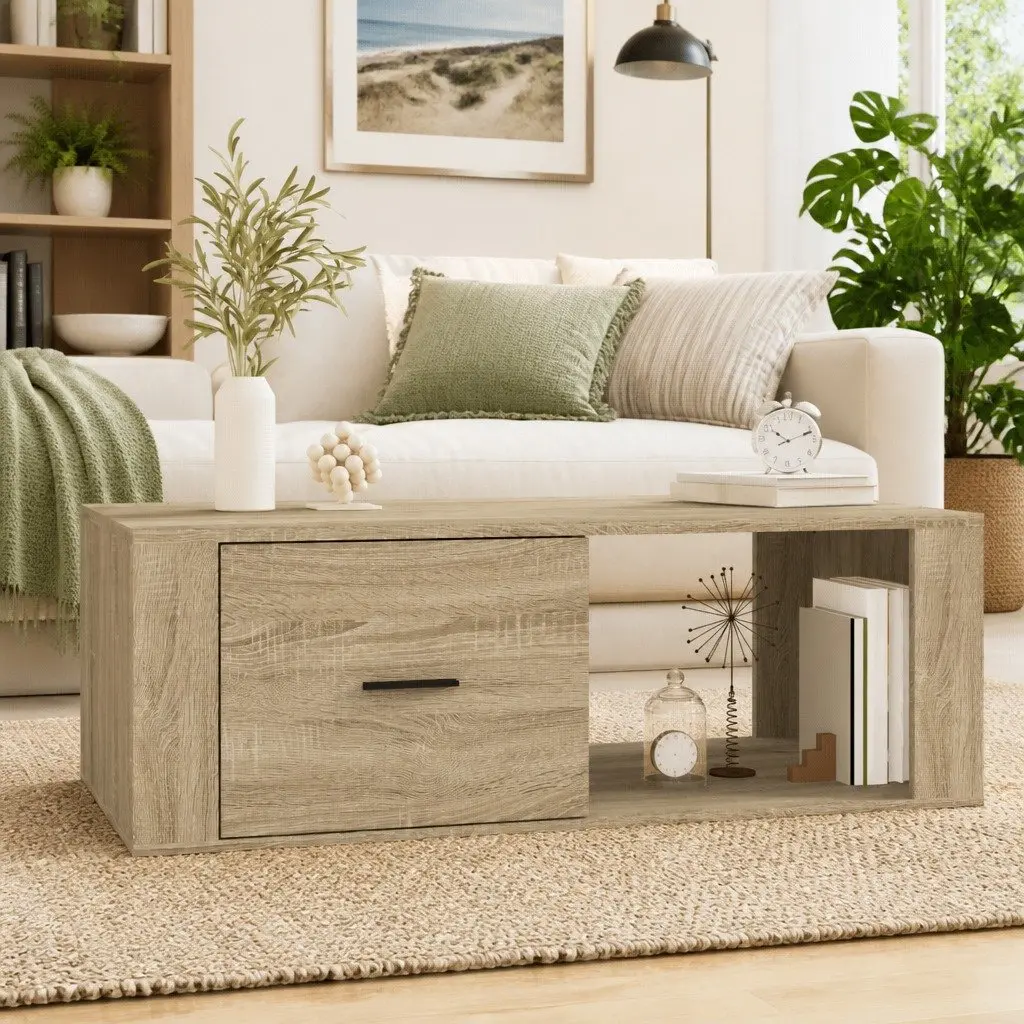 Coffee Table in Brown Engineered Wood