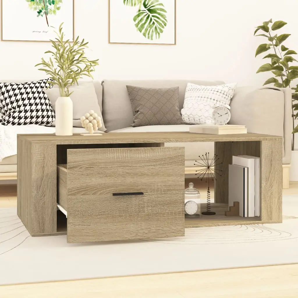 Coffee Table in Brown Engineered Wood
