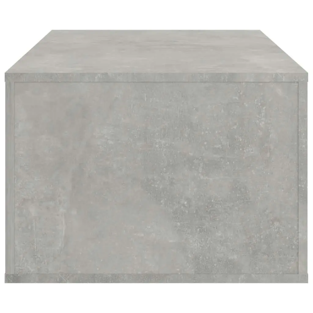 Coffee Table Storage Drawer Compartment 100x50.5x35cm Grey Engineered Wood