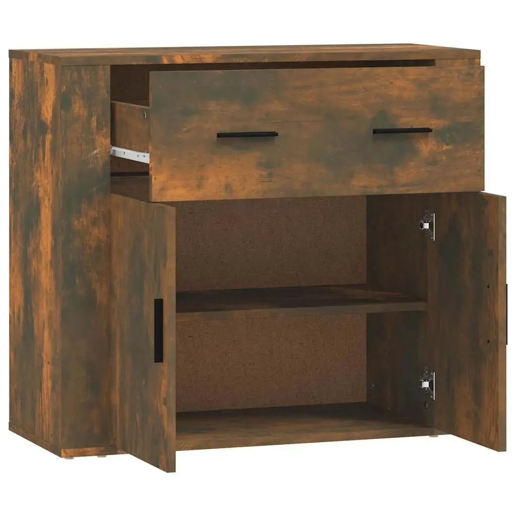 Brown Engineered Wood Sideboard for Essential Storage