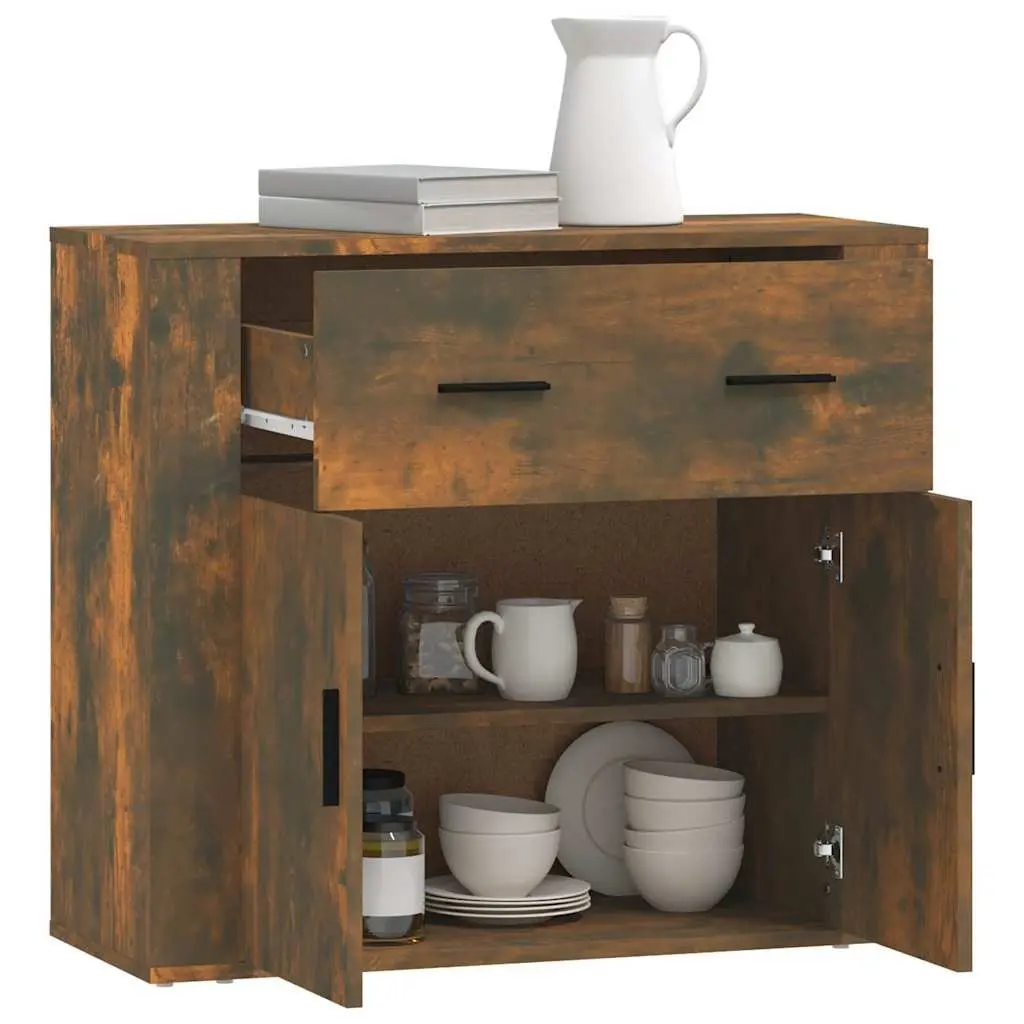 Brown Engineered Wood Sideboard for Essential Storage