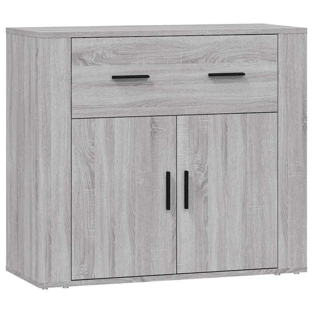 Grey Sideboard Storage Cabinet with Ample Space