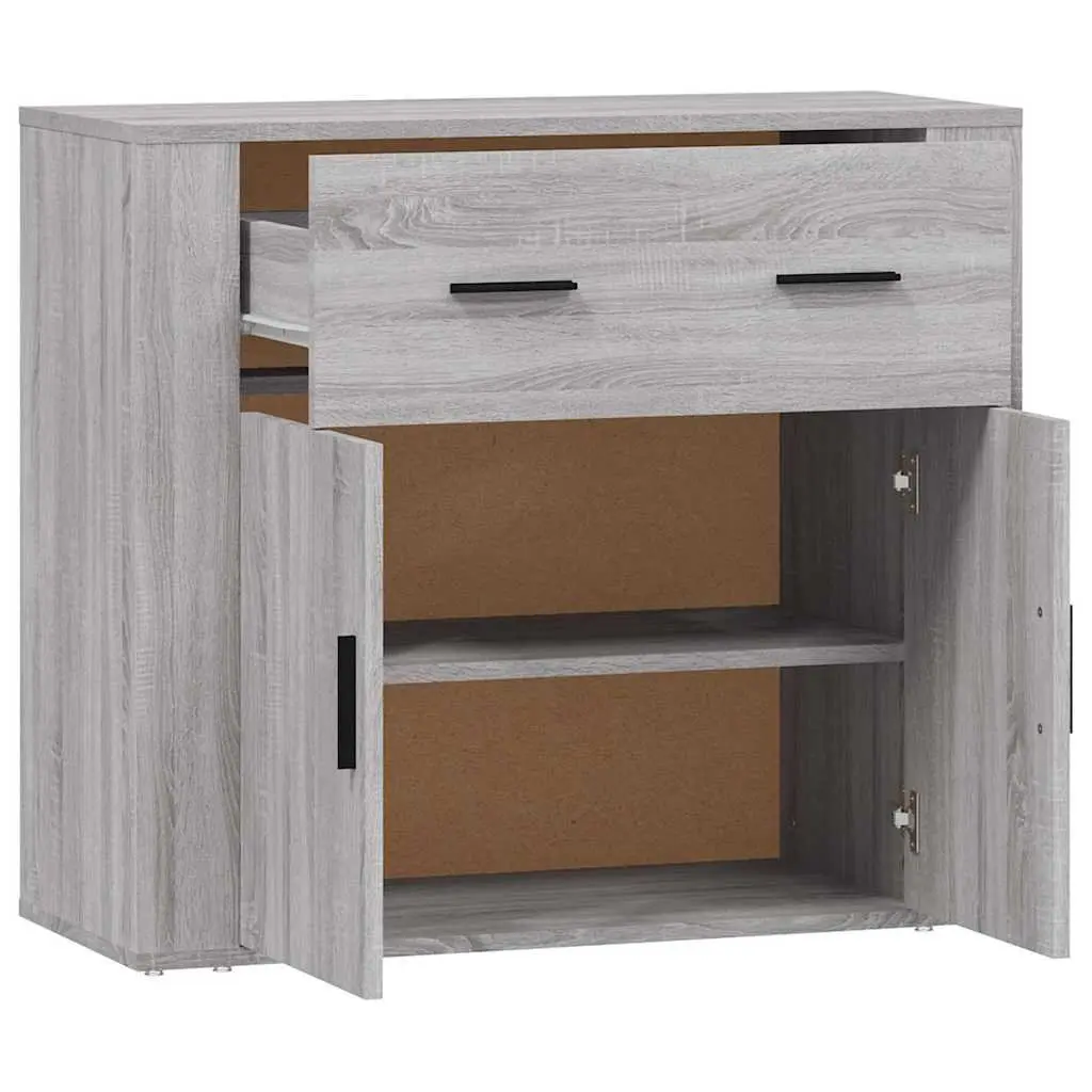 Grey Sideboard Storage Cabinet with Ample Space