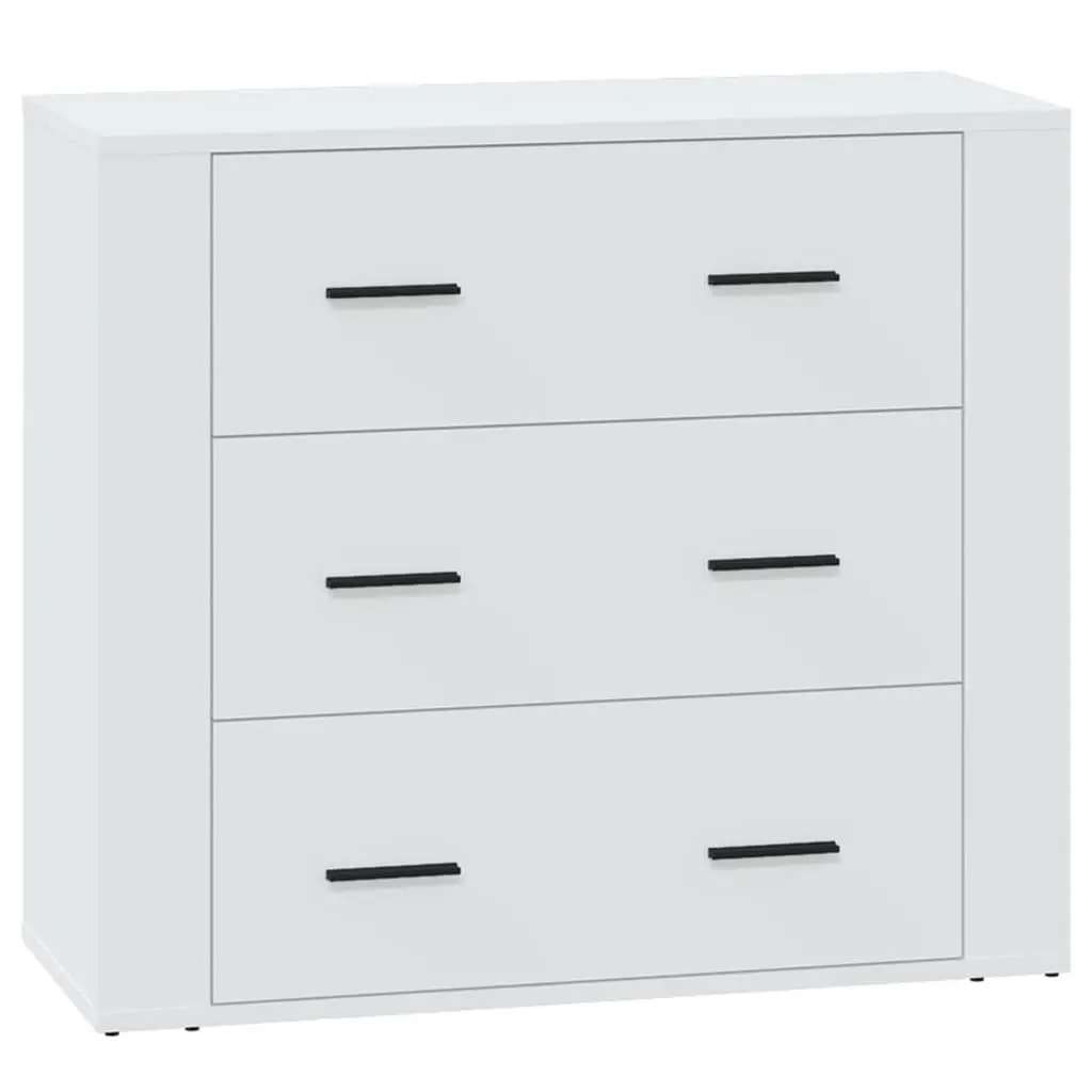 White Sideboard Cabinet with Ample Storage